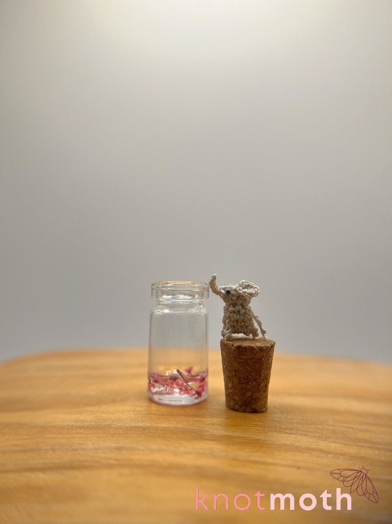 nano elephant jar (custom order)