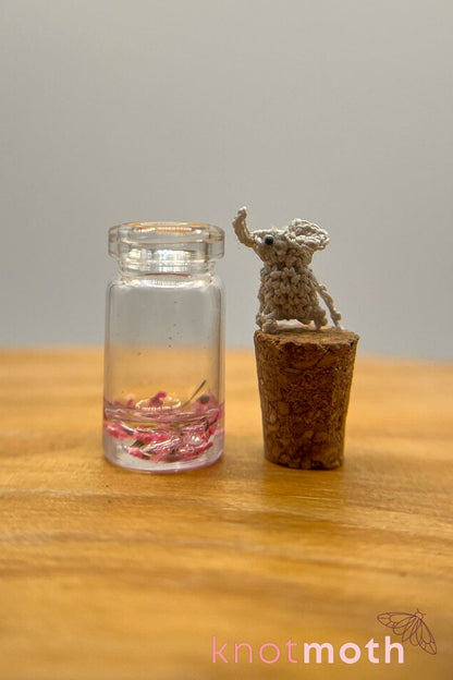 nano elephant jar (custom order)