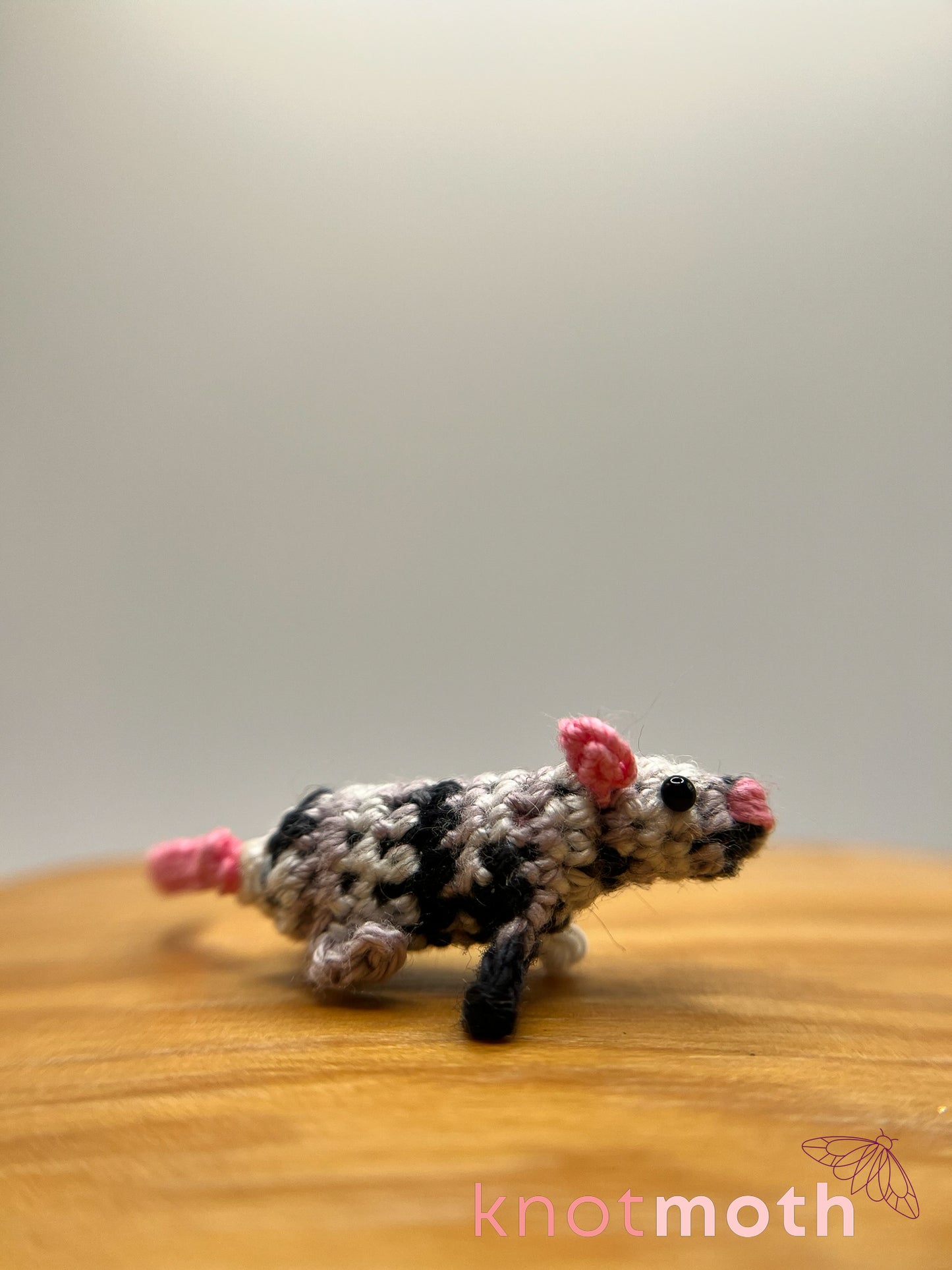 ryan rat micro crochet plush