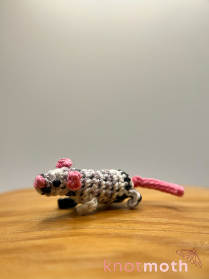 ryan rat micro crochet plush