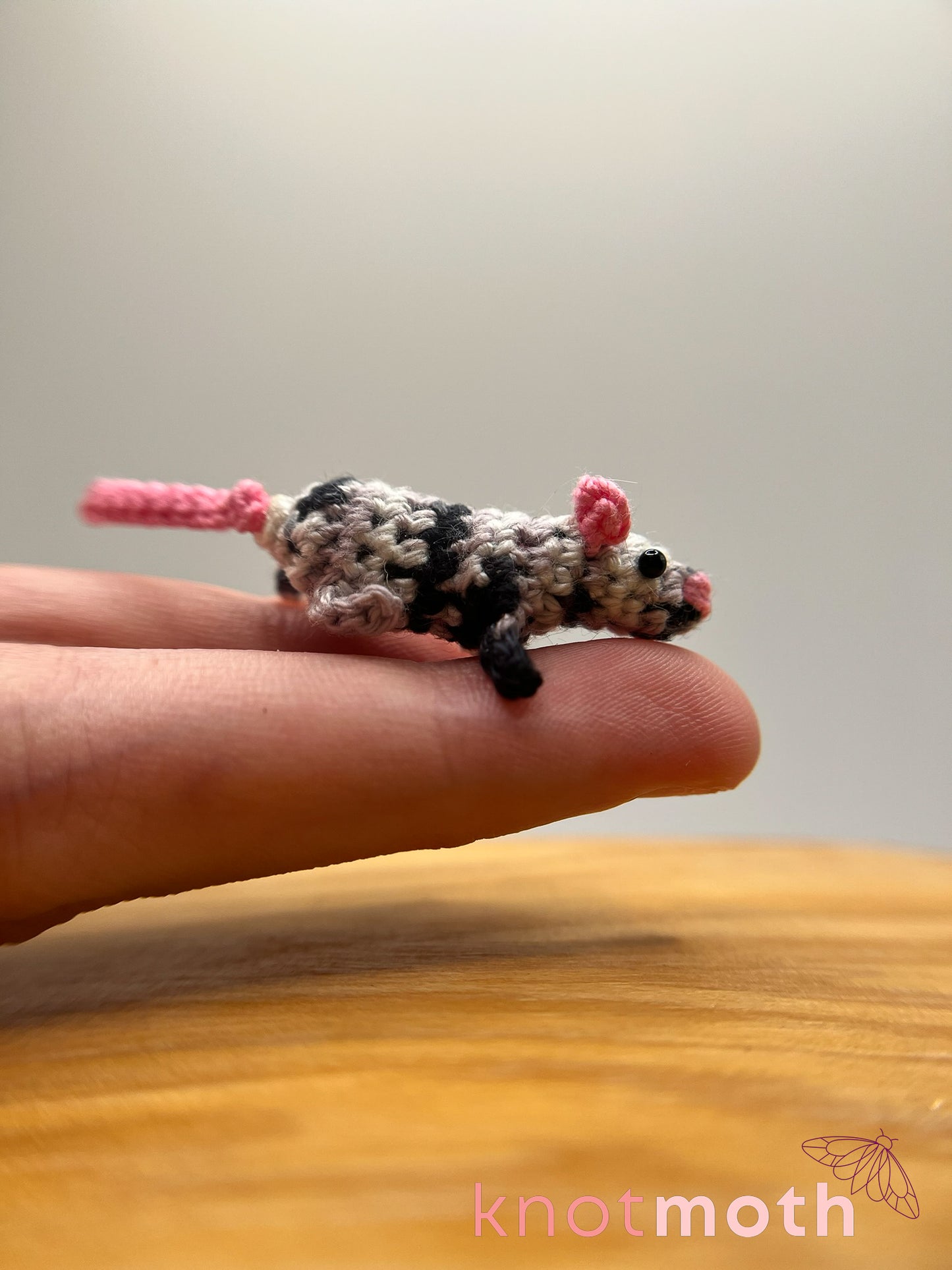 ryan rat micro crochet plush