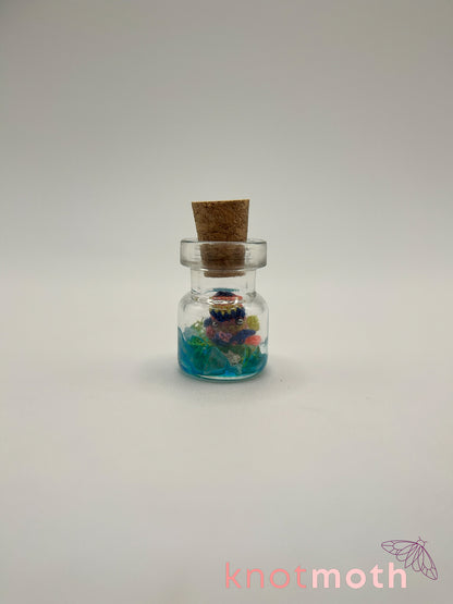 orlena octopus micro crochet trinket jar