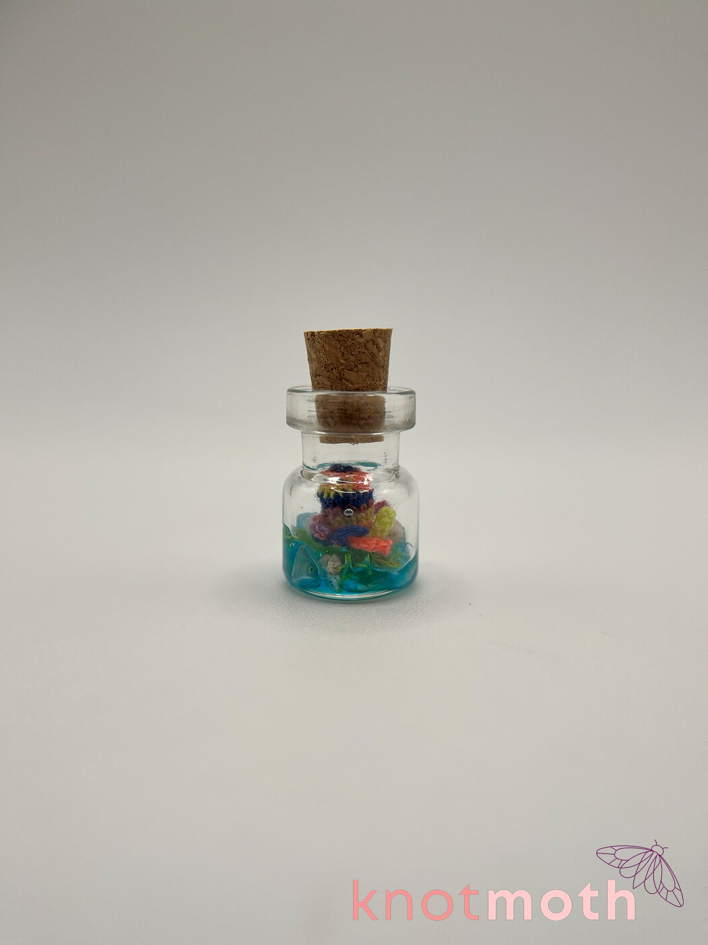 orlena octopus micro crochet trinket jar