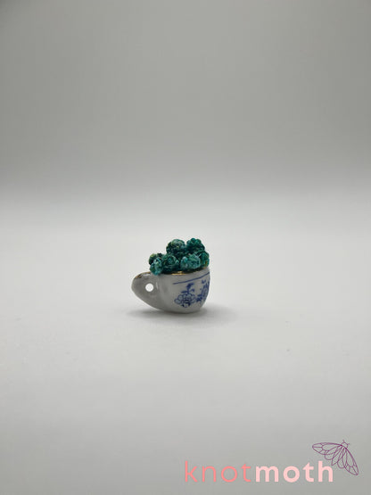 olalla octopus micro crochet teacup trinket