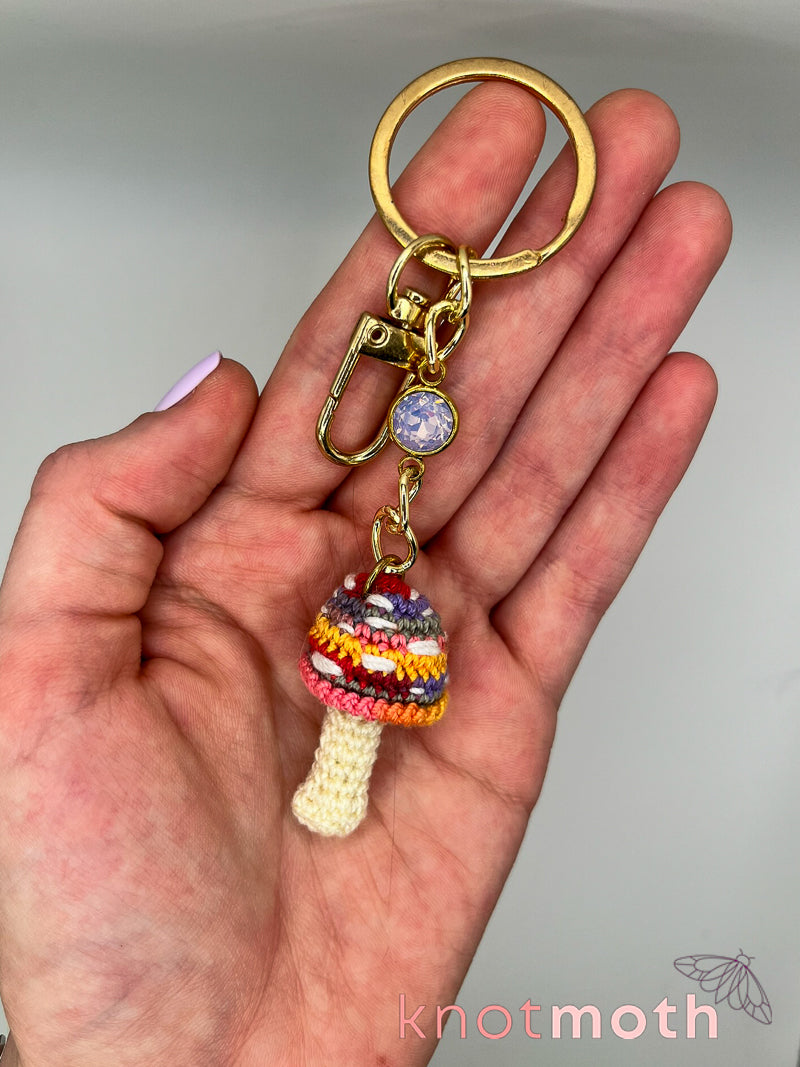 anita mushroom keychain