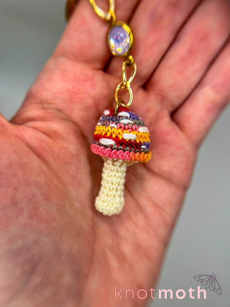 anita mushroom keychain