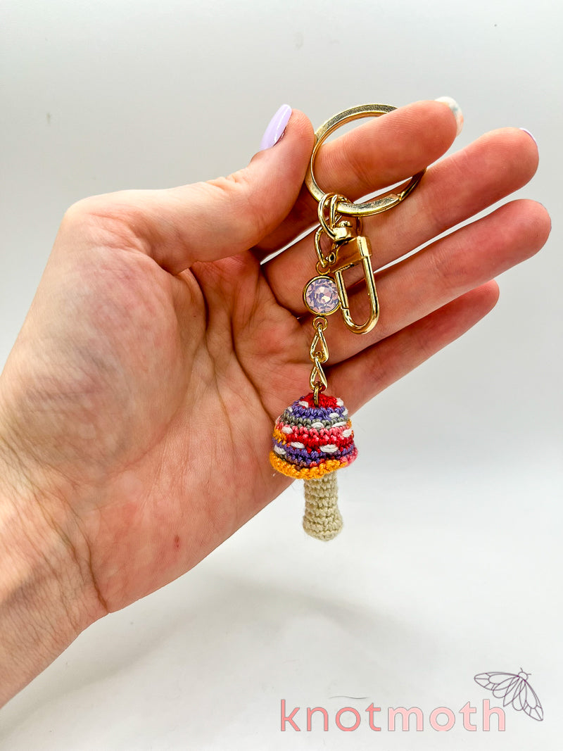 anita mushroom keychain