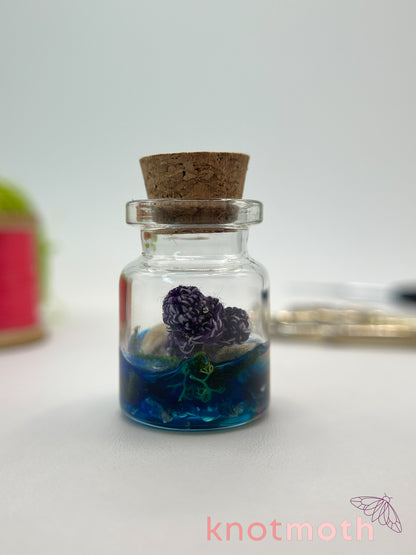 joss jellyfish micro crochet jar