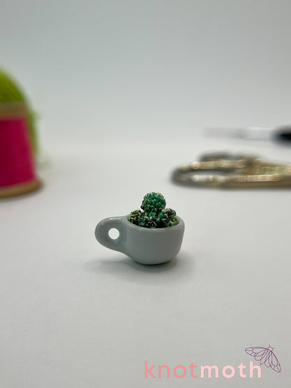 tock octopus micro crochet mug trinket