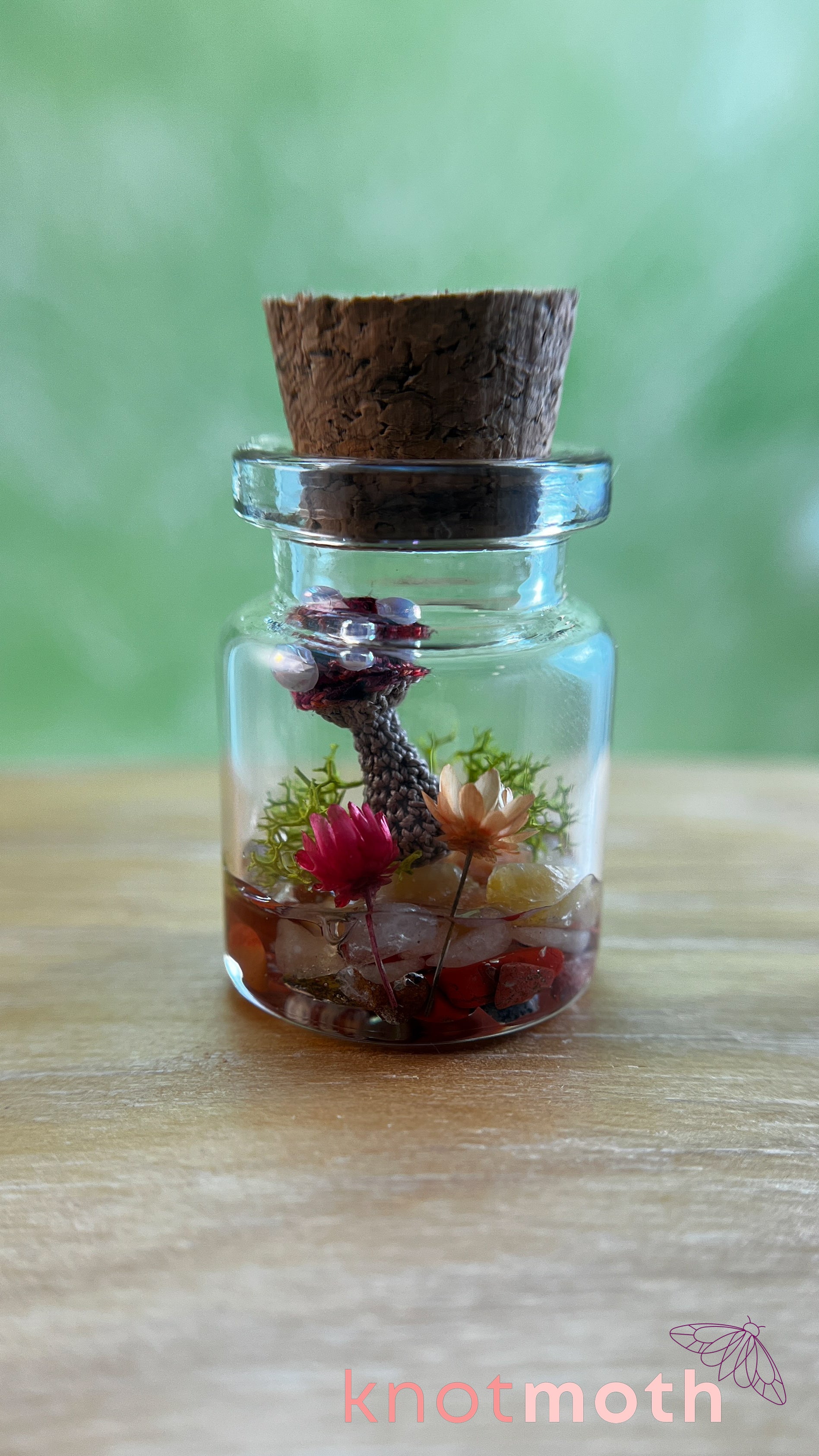 Mini Glow Mushroom Jars